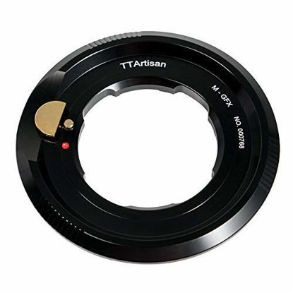 Picture of TTArtisan Lens Adapter/Converter Ring for Leica M Mount Lens to Fuji GFX Mount Camera Body Black