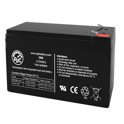 Picture of CP1000PFCLCD 12V 9Ah UPS Battery - This is an AJC Brand Replacement
