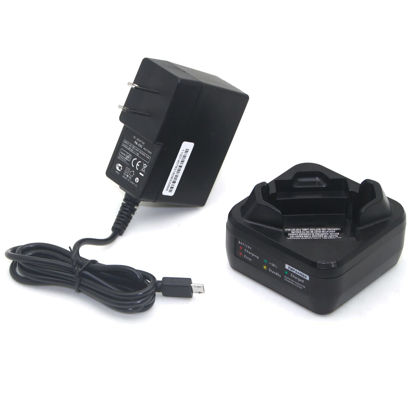 Picture of PMLN7109A PMLN7109 Single-Unit Charger Compatible for Motorola SL300 TLK100 SL300e SL3500e SL1M SL1600 SL2600 PMLN7094 Portable Radios by Kymate