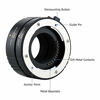 Picture of Auto Focus Micro 4/3 Macro Extension Tube Adapter for Olympus OM-D E-M1 Mark III E-M10 Mark III E-M5,Pen E-PL10 E-PL9 E-PL8 E-PL7, Panasonic Lumix G100 G9 G95 G85 G7 GX85 GH5 GH5S GH4 and More Camera