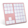 Picture of Doohoeek Backlit Bluetooth Numeric Keypad for Laptops and Computers, Number Pads 34 Keys with 7-Color Backlight for MacBook & Windows, Pink