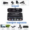 Picture of HDMI to Component Converter with Scaler Function, HDMI to YPbPr 5RCA RGB Scaler Adapter V1.4 with R/L Audio Output Support for MacBook TV Blu-Ray DVD PS4 DVD, PSP, Xbox 360,Amazon Fire TV