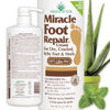 Picture of Miracle Foot Repair Cream, 32 oz Repairs Dry Cracked Heels and Feet, Diabetic-Safe, 60% Pure Ultra Aloe Moisturizes, Softens, and Repairs, Relief for Athlete's Foot and Ingrown Toenails