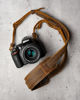 Picture of CARRINA Handmade Wax Cowhide Leather Shoulder Neck Strap for Cameras and Binoculars, Adjustable Full Grain Leather Camera Strap Compatible with All Types of Cameras (3)