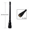 Picture of TWAYRDIO VHF Marine Antenna 156-163 MHz 50W 6.5in Stubby Antenna W/16.4ft SO239 to PL259 Connector RG58 Coaxial Cable and L-Shape Mounting Bracket for Boat Pontoon Sailboat Yacht Marine Radios