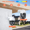 Picture of Cameras for Home Security,360 Degree Smart Indoor Camera, Outdoor Weatherproof Wireless Camera, WiFi Dome Security Camera, Auto Tracking Camera, 1080P Color PTZ Camera Wall and Ceiling Mount Camera