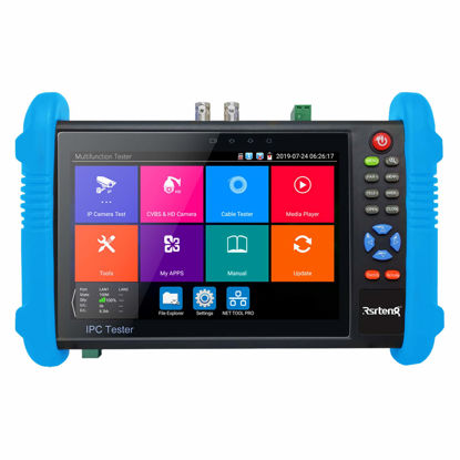 Picture of Rsrteng CCTV Camera Tester Security IP Camera Tester 8MP CVI TVI AHD CVBS Camera Tester 7inch IPS Touch Screen Support POE 4K H.265 HDMI IPC Tester IPC-9800ADH Plus+