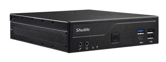 Picture of Shuttle XPC Slim DH610 Barebone PC Intel H610 Support 65W Alder Lake-s LGA1700 CPU No Ram No HDD/SSD No CPU No OS (Vesa Mount Included),Black