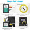 Picture of Sewer Inspection Camera, Waterproof IP68 Snake Cam with DVR Video Pipeline Pipe Inspection Equipment 7 inch LCD Monitor Duct HVAC 1000TVL Drain Plumbing Camera - 20M/65FT