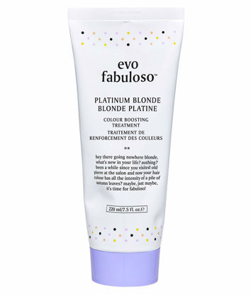 Picture of EVO Fabuloso - Platinum Blonde Color Boosting Treatment - Color Care Conditioner for Color-Treated Hair - Nourishing Hair Treatment for Dry Hair & Instant Colour Boost - 220ml / 7.5 Fl Oz