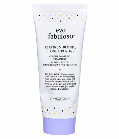 Picture of EVO Fabuloso - Platinum Blonde Color Boosting Treatment - Color Care Conditioner for Color-Treated Hair - Nourishing Hair Treatment for Dry Hair & Instant Colour Boost - 220ml / 7.5 Fl Oz