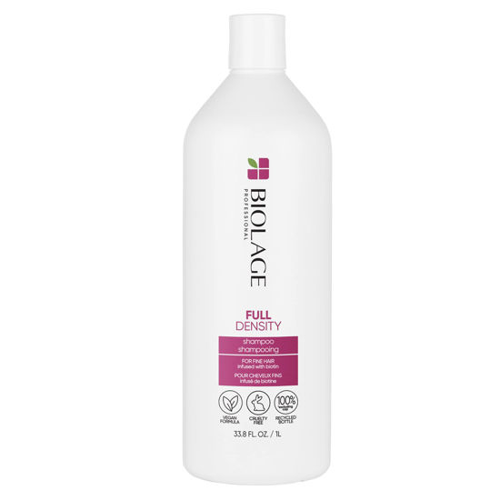 Picture of Biolage Full Density Thickening Shampoo | For Fuller & Thicker Hair | With Biotin | For Thin & Fine Hair Types | Paraben & Silicone Free | Vegan | 33.8 Fl. Oz