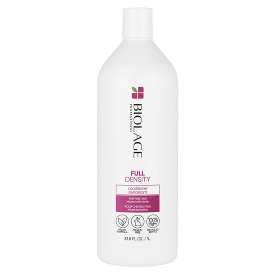 Picture of Biolage Full Density Thickening Conditioner | Moisturizes & Adds Fullness | With Biotin | For Thin & Fine Hair Types | Vegan | Cruelty-Free | 33.8 Fl. Oz