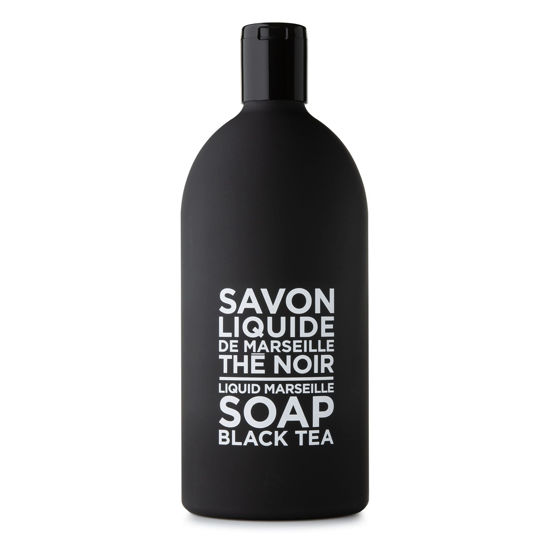 Picture of Compagnie de Provence Savon de Marseille Extra Pure Liquid Soap - Black Tea - 33.8 fl oz Plastic Bottle Refill