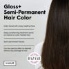 Picture of dpHUE Gloss+ Medium Brown Semi-Permanent Hair Color & Conditioner, 6.5 oz - Color Boost with Healthy Shine - Deep Conditioning Treatment - No Peroxide, Ammonia or Mixing - Gluten-Free, Vegan