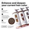 Picture of dpHUE Gloss+ Medium Brown Semi-Permanent Hair Color & Conditioner, 6.5 oz - Color Boost with Healthy Shine - Deep Conditioning Treatment - No Peroxide, Ammonia or Mixing - Gluten-Free, Vegan