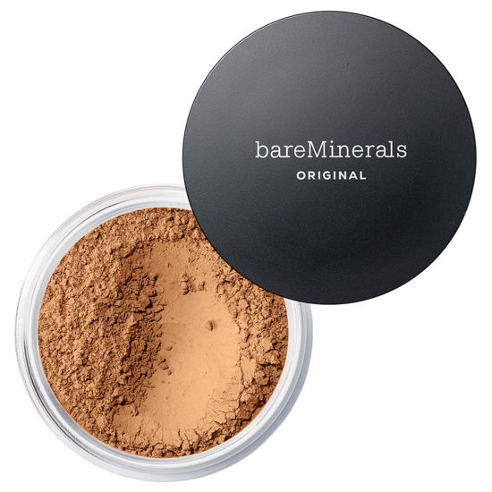 Picture of bareMinerals Original Loose Powder Foundation SPF 15, Lightweight Mineral Loose Powder Foundation Makeup, Buildable Coverage, Talc Free, Vegan