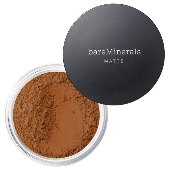 Picture of bareMinerals Matte Loose Mineral Foundation SPF 15, Powder Foundation Makeup, Buildable Coverage, Reduces Shine, Talc Free Foundation, Vegan