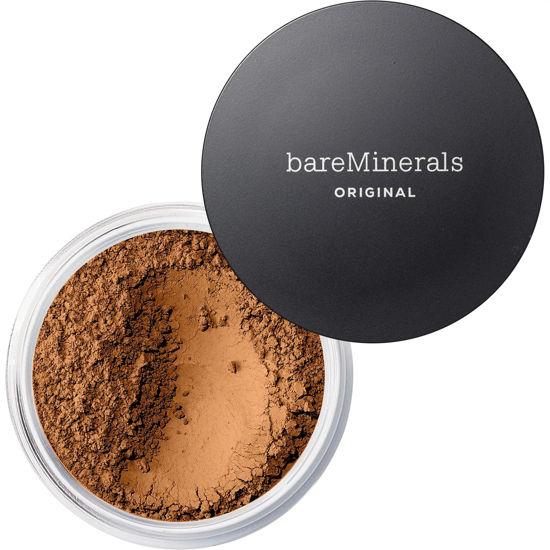 Picture of bareMinerals Original Loose Powder Foundation SPF 15, Lightweight Mineral Loose Powder Foundation Makeup, Buildable Coverage, Talc Free, Vegan