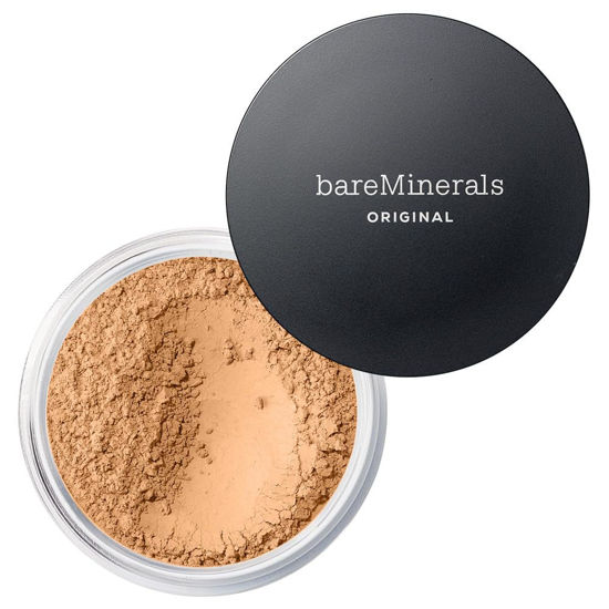 Picture of bareMinerals Original Loose Powder Foundation SPF 15, Lightweight Mineral Loose Powder Foundation Makeup, Buildable Coverage, Talc Free, Vegan