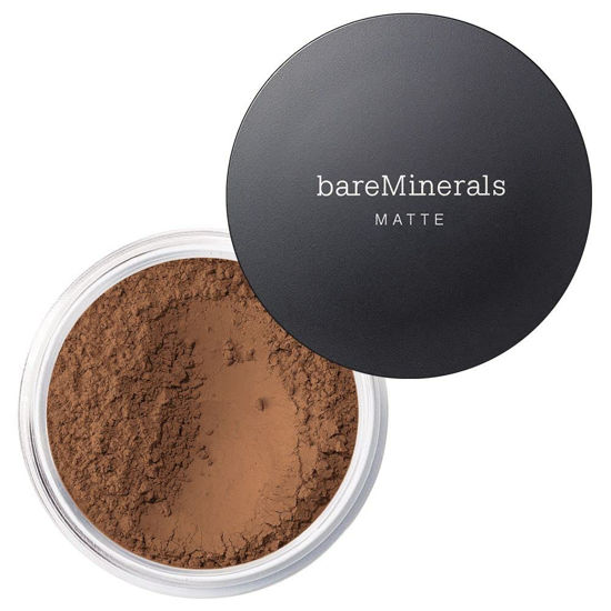 Picture of bareMinerals Matte Loose Mineral Foundation SPF 15, Powder Foundation Makeup, Buildable Coverage, Reduces Shine, Talc Free Foundation, Vegan