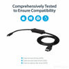 Picture of StarTech.com USB C to eSATA Cable - 3 ft / 1m - 5Gbp - for HDD/SSD/ODD - External Hard Drive Adapter - USB 3.0 to eSATA Converter (USB3C2ESAT3)