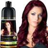 Picture of Herbishh Hair Color Shampoo for Gray Hair - Magic Hair Dye Shampoo - Colors Hair in Minutes-Long Lasting-500 Ml-3-In-1 Hair Color-Ammonia-Free (Burgundy)