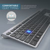 Picture of Rechargeable Wireless Keyboard Mouse-J JOYACCESS 2.4G Full Size Thin Wireless Keyboard and Mouse with Long Battery Life, Ergonomic and Compact Design for Laptop,PC,Desktop,Computer,Windows-Black& Grey