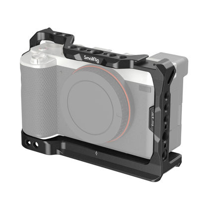 Picture of SmallRig A7C Aluminum Alloy Full Cage Camera for Sony A7C, Integrated Cold Shoe, with Quick Release Plate for Arca-Swiss and Locating Holes for ARRI - 3081B