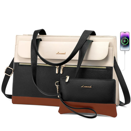 Buy KROSER Laptop Tote Bag for Women, Purse Teacher Bag 15.6 Inch Laptop  Bag Computer Work Briefcase Handbag Shoulder Bag Online at desertcartINDIA