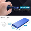 Picture of External solid state drive 2000GB Protable SSD External Hard Drive high speed USB 3.1 Type-C External SSD 2000GB Protable Hard Drive External SSD Compatible with PC, Laptop, Desktop and Mac (Blue)