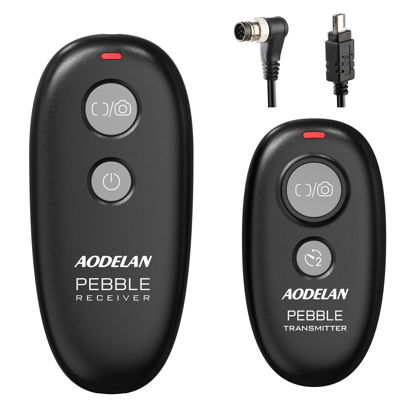 Picture of Camera Wireless Remote Shutter Release, Camera Remote Control for Nikon D5000 D5100 D5200 D5300 D5500 D90 D7000 D7100 D7200 D800 D810 D850 D700 D500 D300