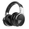 Picture of COWIN E7 Wireless Bluetooth Headphones with Mic Deep Bass Wireless Headphones Over Ear, Comfortable Protein Earpads, 30 Hours Playtime for Travel/Work/TV/Computer/Cellphone (Black)