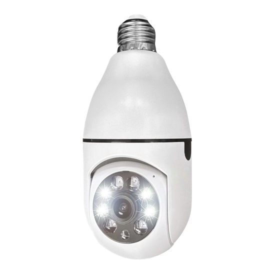 Picture of Dot Com Wireless Light Bulb Security Camera - WiFi, Easy to Install, App Controlled Light Socket Security Camera - with Motion Detector, 360 View, 1080P HD, Remote Voice Intercom - Water Resistant