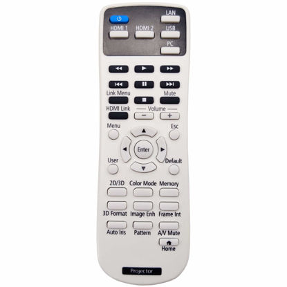 Picture of Leankle Remote Controller 2181830 for Epson Projectors EH-TW5400, EH-TW5600, EH-TW5650, H850B, H850C, H851A, H851B, H851C, H852A, H852B, H852C, Home Cinema 2100, Home Cinema 2150