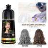 Picture of Herbishh Hair Color Shampoo for Gray Hair - Magic Hair Dye Shampoo - Colors Hair in Minutes-Long Lasting-500 Ml-3-In-1 Hair Color-Ammonia-Free | Herbishh (Dark Brown)