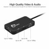 Picture of SIIG USB C to 4K HDMI/DisplayPort/VGA/DVI Multiport Adapter - Thunderbolt 3 Compatible - 4 in 1 for DisplayPort Alt Enabled Devices