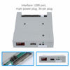 Picture of fosa Floppy & Tape Drives SFR1M44-FU USB Floppy Drive Emulator for Embroidery Machine Plug and Play Floppy to USB Converter with 3.5In 1.44MB 34-Pin Floppy Disk Driver Interface