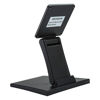 Picture of WEARSON Adjustable LCD Monitor Stand Mount Folding VESA Monitor Desk Stand with VESA Hole 75x75mm 100x100mm (Black)