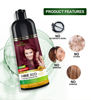 Picture of Herbishh Hair Color Shampoo for Gray Hair - Magic Hair Dye Shampoo - Colors Hair in Minutes-Long Lasting-500 Ml-3-In-1 Hair Color-Ammonia-Free | Herbishh (Wine Red)