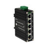 Picture of Mini Industrial 5 Ports Gigabit Switch Hardened 5 Port RJ45 10/100/1000Mbps Ethernet Switch Din Rail Mount Ethernet Switch Wall Mounts Included (-40 to 167 ºF) 10Gbps Switching Capacity