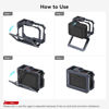 Picture of SmallRig Hero11 Cage / Hero10 Cage / Hero9 Cage, Aluminum Video Cage with 2 Cold Shoe Mount for Mic and Led Light, Compatible with Max Lens Mod for GoPro Hero9 / Hero10 / Hero11 Black 3084B