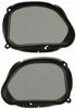 Picture of Hogtunes 57 MESH Replacement Front Speaker Grills for 1998-2013 Harley-Davidson Road Glide