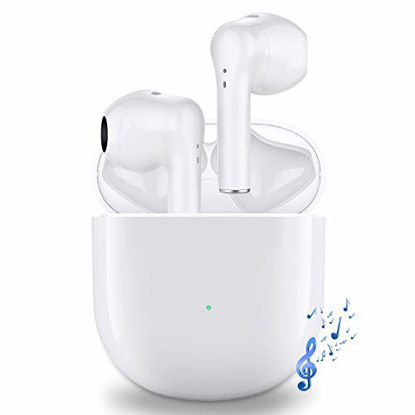 Picture of Wireless Earbuds Bluetooth 5.0 Headphones in Ear Ear Buds with Charging Case, IPX5 Waterproof Sports Headsets with Noise Cancelling Mic, Touch Control for Apple Airpods/iPhone/Android