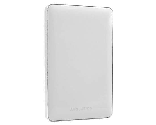 Picture of Avolusion T1 Series 1TB USB 3.0 Portable External Hard Drive for PC, Mac, Playstation & Xbox (White) - 2 Year Warranty