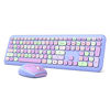 Picture of Wireless Keyboard and Mouse, 2.4GHz Full-Sized Cute Wireless Keyboard Mouse Combo with Typewriter Flexible Keys and Auto Sleep for Windows 7/8/10 KS66-2