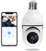 Picture of WOOLINK UHD 3MP Light Bulb Security Camera, Indoor 2.4GHz Wireless WiFi 360 Degree Home Surveillance Camera, Night Vision, Two Way Audio, Motion Detection,Cloud Storage,Remote APP Access