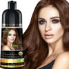 Picture of Herbishh Hair Color Shampoo for Gray Hair - Magic Hair Dye Shampoo - Colors Hair in Minutes-Long Lasting-500 Ml-3-In-1 Hair Color-Ammonia-Free | Herbishh (Chestnut Brown)