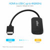 Picture of gofanco HDMI 2.0 to USB C Converter (HDMI System to USB Type C Monitor) - 4K @60Hz, HDCP 2.2, 2-ch Stereo Audio, USB-Powered - Not Compatible with Apple Studio Display, LG Ultrafine (HDMIUSBC)