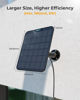 Picture of Reolink 6W Solar Panel Black, Non-Stop Solar Power Supply for All Wireless Battery Camera Outdoor, Trackmix/Argus Eco/2E/PT/3 Pro, PT Ultra, Duo 2, Waterproof, Adjustable Mount, with 4 Meters Cable